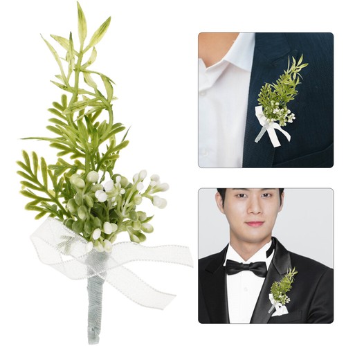 3 Pcs Corsage Brooch Groomsmen Boutonniere for Wedding Corsages Bridesmaid Miss - Picture 12 of 12