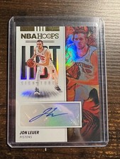 A112,481 - 2019-20 Hoops Hot Signatures #22 Jon Leuer Auto