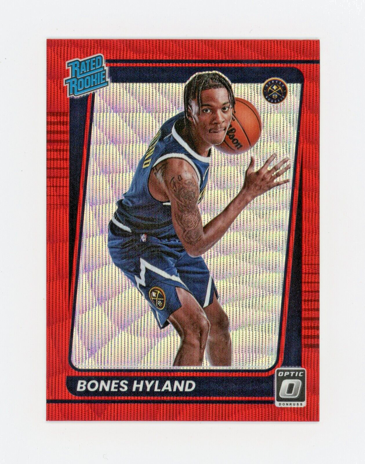 BONES HYLAND 2021-22 Panini Donruss Optic Red Wave Prizm Rc #194 Asia T-Mall