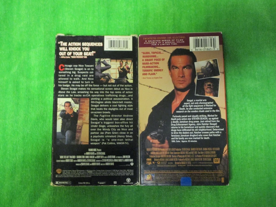 above the law @ marked for death vhs - Image 4 of 4