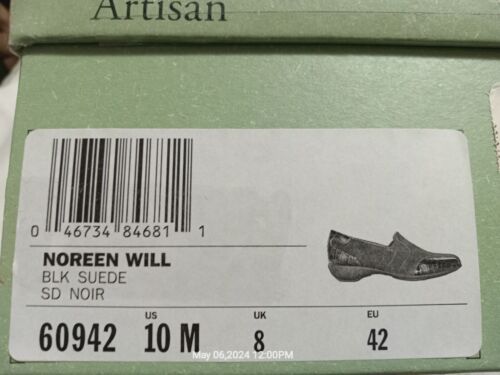 Mocasines Clarks Everyday Active Noreen Will 60942 charol gamuza negro talla: 10M - Imagen 2 de 16