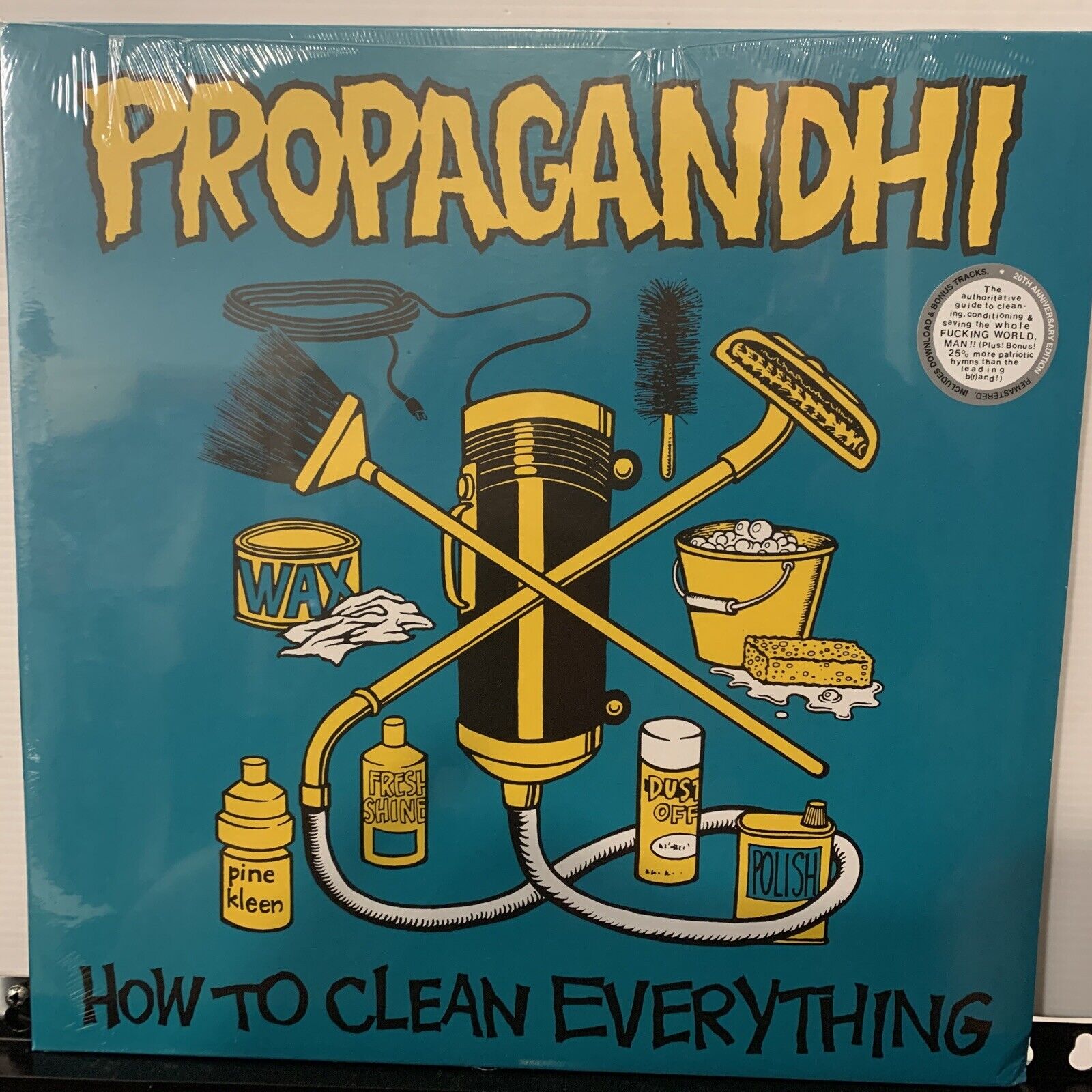 Propagandhi – How To Clean Everything LP 2013 Fat Wreck Chords – FAT911-1 SEALED