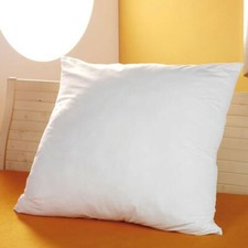 Federkopfkissen 80x80cm Oreiller Nuque Literie Doux sur la Peau 1200g