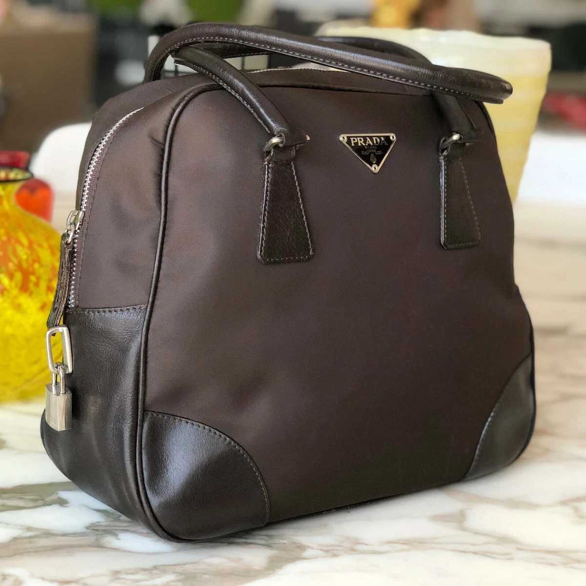 Prada tessuto bowling bag new arrivals