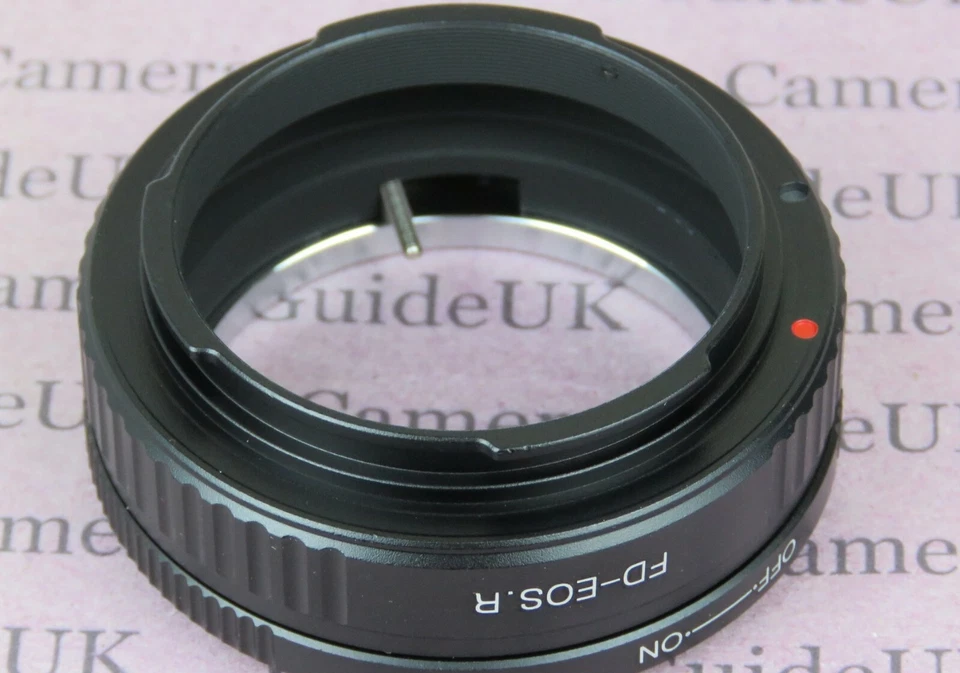  FD-EOS R Mount Adapter Ring For Canon FD Lens to Canon EOS R10 R7 R3 R5 R6 Ra R - Image 4 of 4