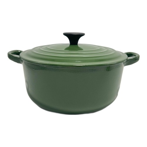 LE CREUSET Cocotte Ronde Two-handled pot 20cm 2.6L Green - Picture 4 of 8