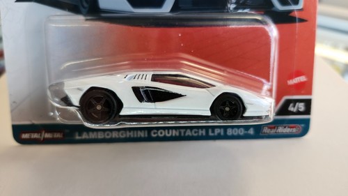 Juego de 5 Hot Wheels Car Culture Spettacolare 2023 con Lamborghini Countach con RR - Imagen 10 de 12