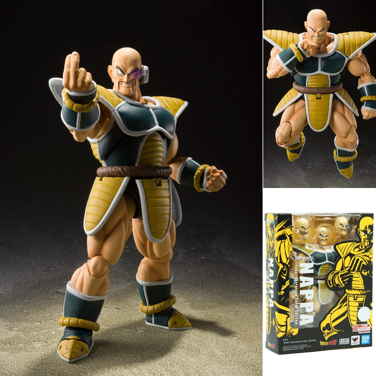 Bandai S.H.Figuarts Dragon Ball Z Nappa Event Exclusive Color