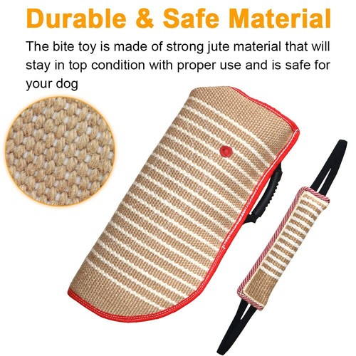 Hundebeißtraining Set - Hundebeißhülle Hundebeißkissen Zerrspielzeug Hundetraining... - Bild 3 von 6