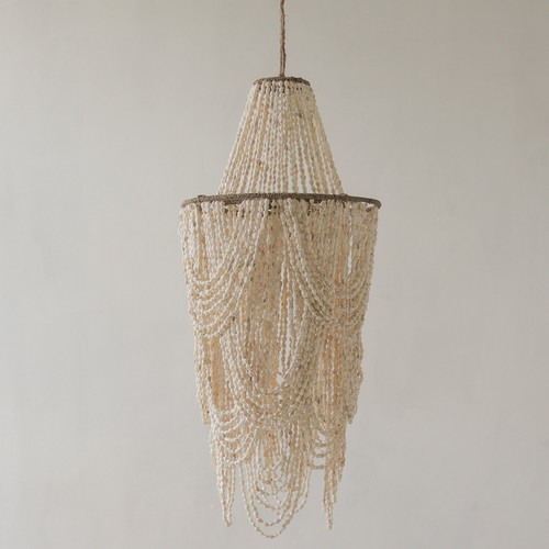 Lampadario a conchiglia design testa di rumba lunga - Foto 8 di 9