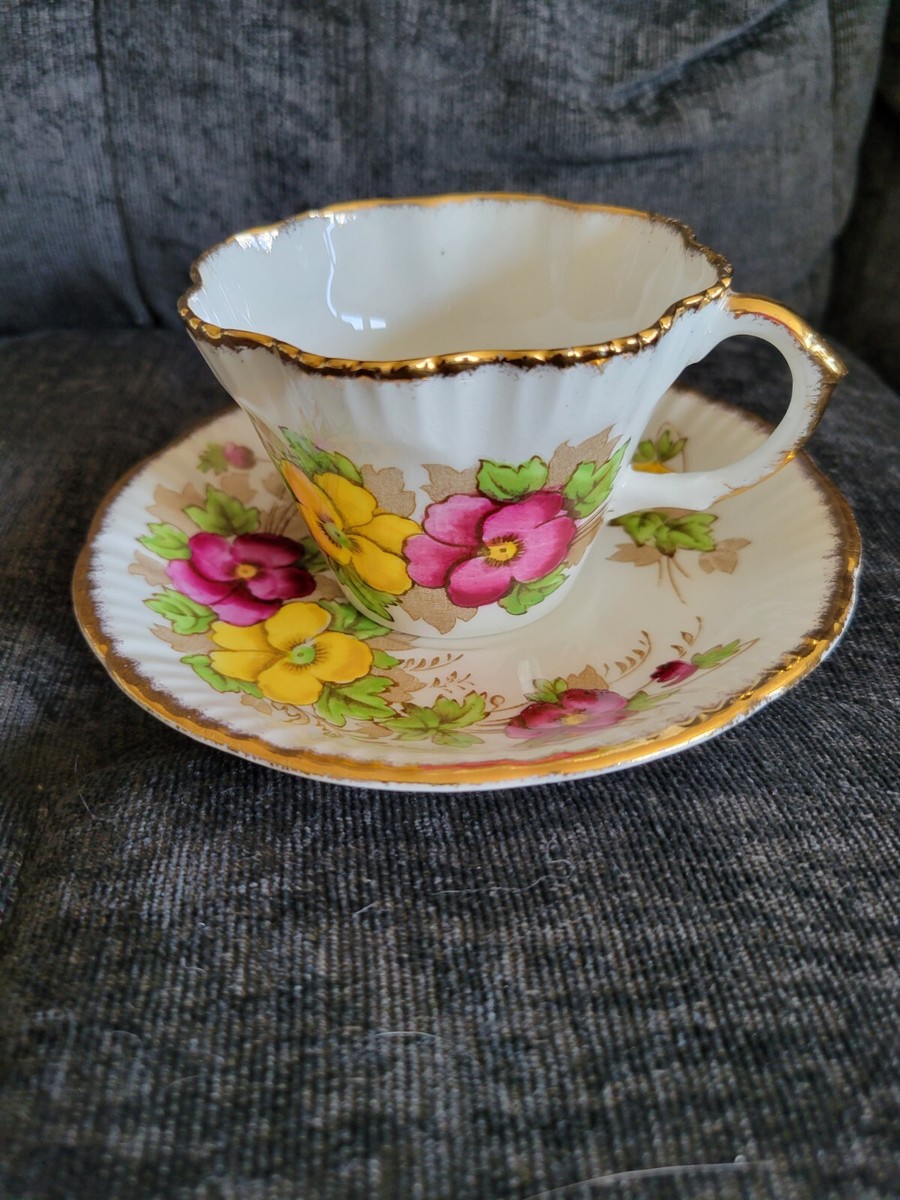 Bone China Antique Tea Cups And Saucers Made In Japan Royal Rose