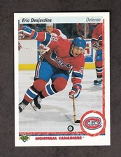 Eric Desjardins 1990 Upper Deck rookie card # 428