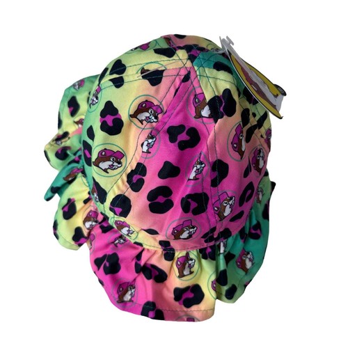 NWT Buc-ee's Reversible Bucket Hat with Chin Strap UPF 50+ Multicolor Toddler OS - Picture 3 of 8