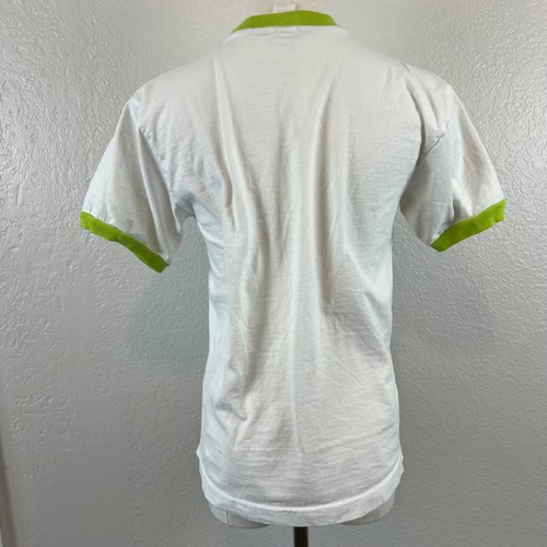 VTG Care Bears Shirt Youth Large (Fits Womens XS-S) 4 Leaf Clover Ringer VTG - Picture 6 of 11