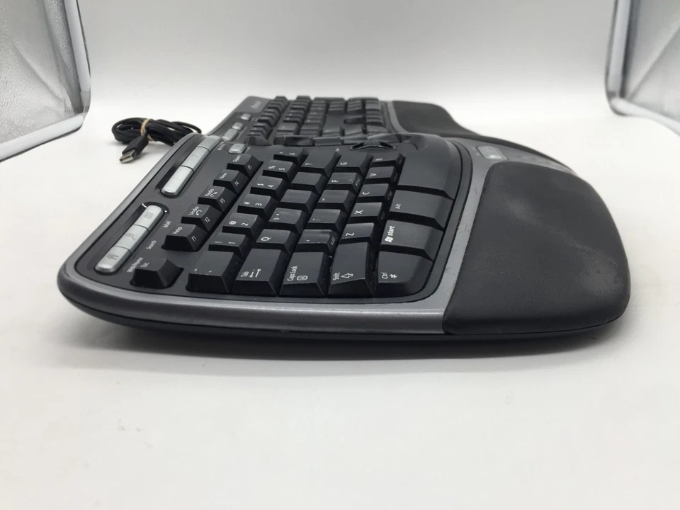 Microsoft Natural Ergonomic Keyboard 4000 v1.0 KU-0462 USB Wired FREE S/H - Image 2 of 4