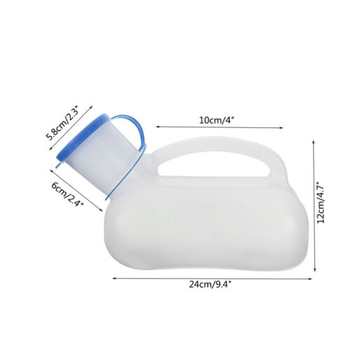Portable Urine Wee Bottle Unisex Male Female Urinal Camping Travel Car Toilet - Picture 3 of 8