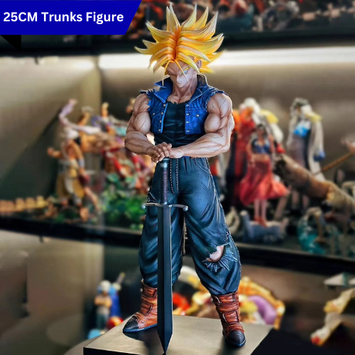 25 cm Future Trunks Figur - Dragon Ball Z PVC Sammlerstück Statue Anime Spielzeug - Bild 1 von 11