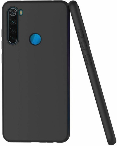 COVER CUSTODIA PER XIAOMI REDMI NOTE 8 NERO OPACO TPU SLIM MORBIDA ULTRASLIM - Foto 8 di 8