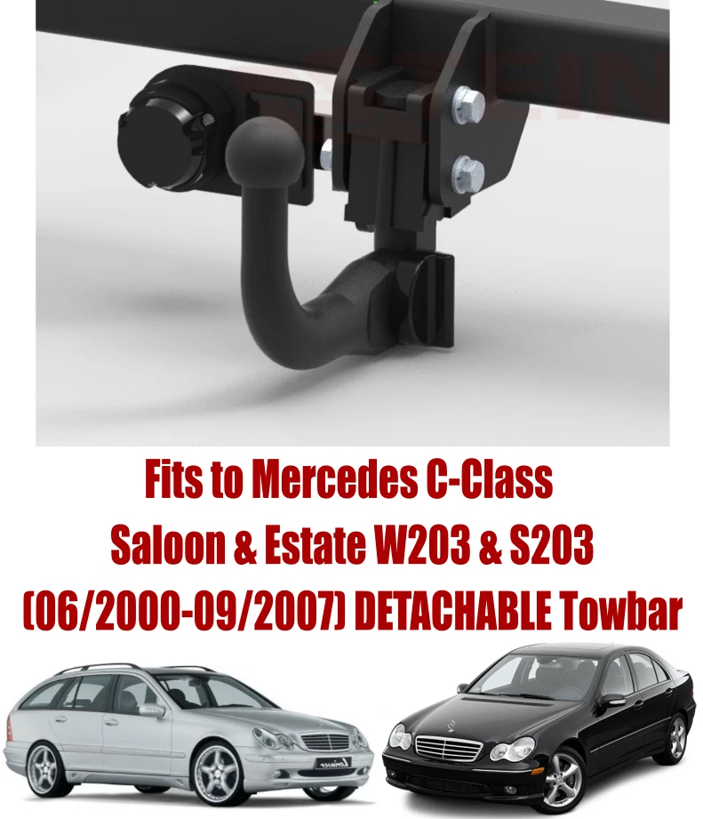 Mercedes w203 towbar on sale for sale