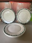 Buffalo Bone China Evergreen Restaraunt Ware 4 Pc Dinner Plates Vintage Variety