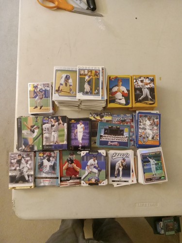 Riesiges Lot 2002 2003 2004 2005 Topps Chrome Upper Deck Donruss Baseballkarten Vintage