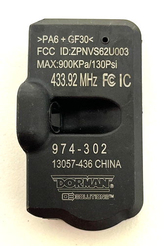 OEM/DORMAN 974302 NEW Tire Pressure Monitoring System (TPMS) Sensor - Picture 3 of 5