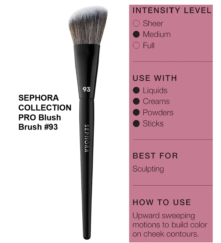 SEPHORA COLLEGION PRO BLUSH BRUSH.93 Make-up Pinsel mit neuer Box Make-up Tool - Bild 2 von 4