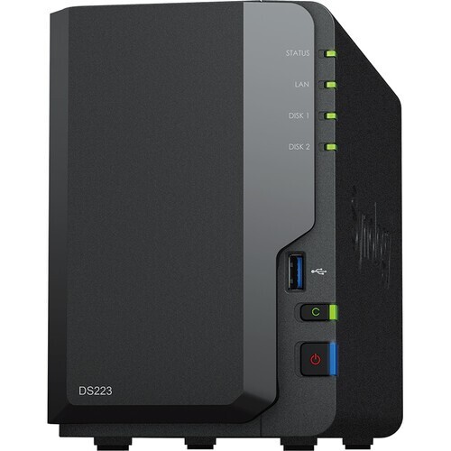Synology DS223 2-Bay 2GB RAM 24TB (2x12TB) Seagate Ironwolf NAS Drives - Picture 4 of 9