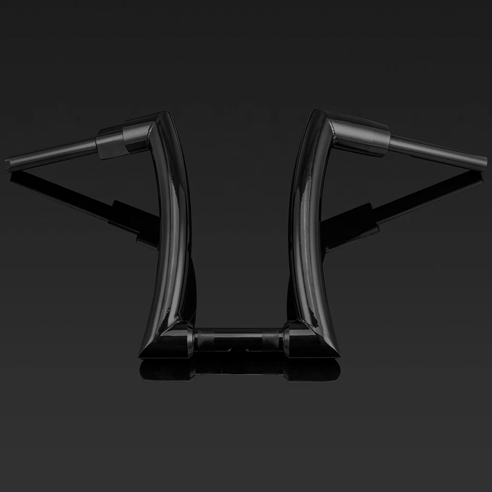 12" BLACK DNA MONSTER APE HANGER 2 INCH FAT FITS FOR HARLEY 883 1200 HANDLEBARS Foto 2 de 4