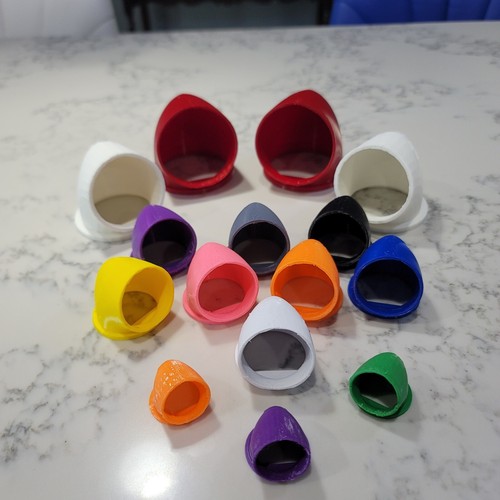 Quail Feed Saver Ports for your homemade Quail Feeder.  3D Printed.  Made in USA - Picture 1 of 12