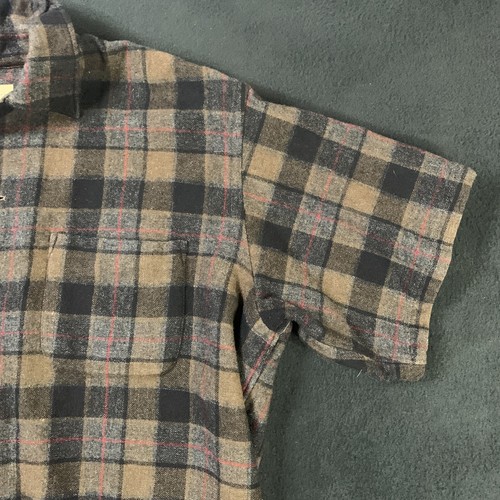 Eagle Earth Sportswear, Single Needle, Tailoring Flannel Short Sleeve Vintage - Picture 7 of 17