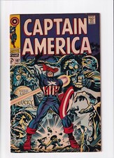 Captain America #107 1st appearance Dr. Faustus! FN/VF 7.0