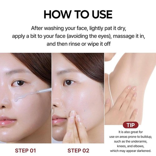 Dr.Melaxin PEEL SHOT GLOW EXFOLIANT RICE AMPOULE (WHITE RICE/BLACK RICE) - Bild 10 von 15