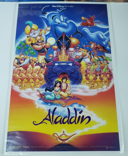 Lote de 3 carteles originales de películas de Disney 27"x18" Buscando a Nemo, Aladdin, Toy Story - Imagen 2 de 14