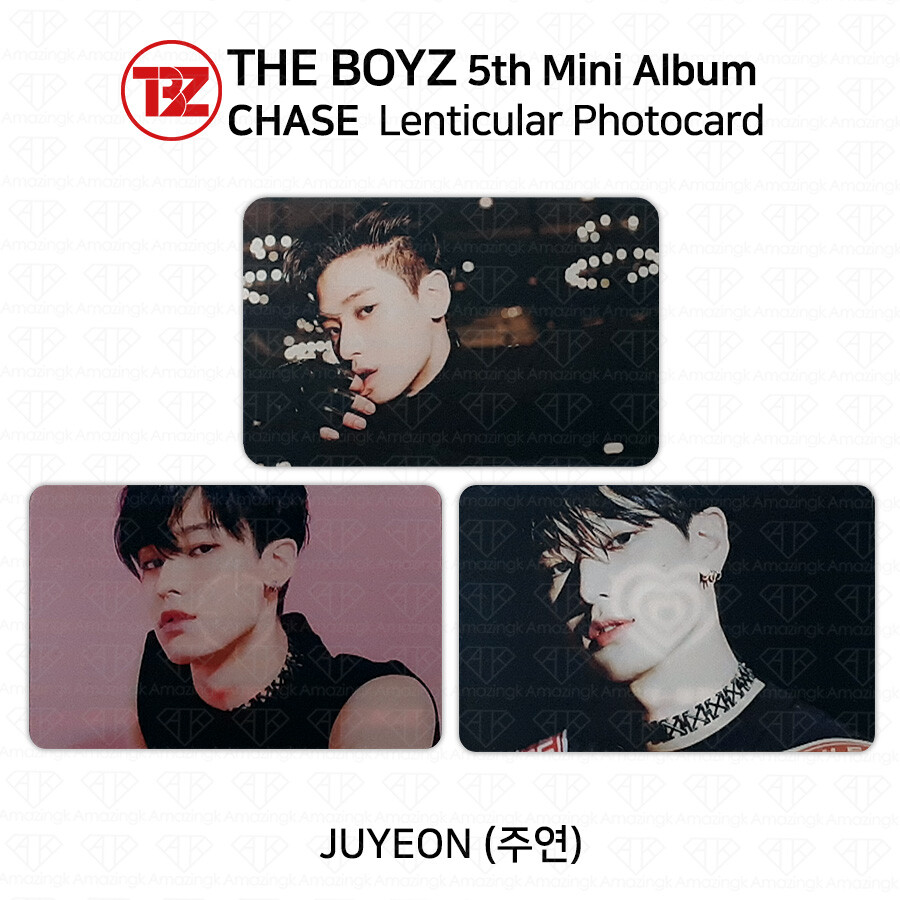 THE BOYZ ジュヨン トレカ CHASE THE BOYZ 5th Mini Album Chase Official Lenticular Photocard
