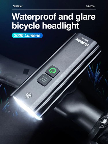 Bicycle Light Rechargeable Front Back Headlight Flashlight Cycling Light Group - Picture 8 of 18