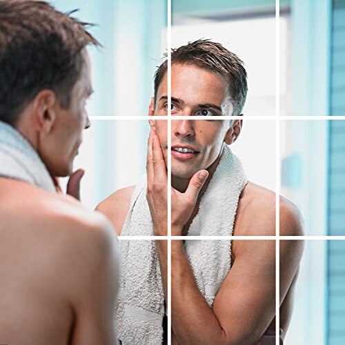 10Pcs Acrylic Mirror Tiles, 4'' x 6'' x 0.07'' Mirror Sheets for 4" x 6" 10Pcs - Picture 6 of 8
