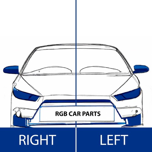 Cubierta de lavadora de faros tapa a reacción para VW Scirocco MK3 2014-2017 elige color/lado - Imagen 23 de 46