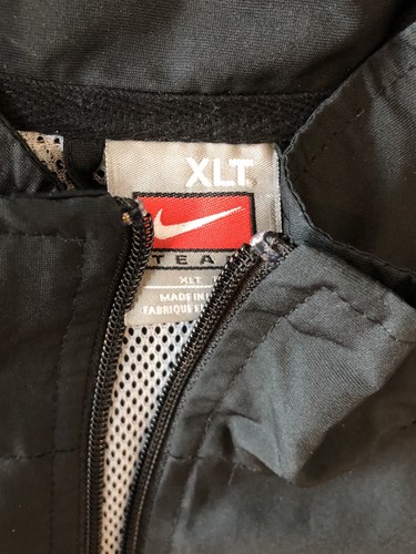 Nike Wyoming Cowboys Black Mesh Lined Full Zip Windbreaker Jacket Mens Size XLT - Picture 3 of 6