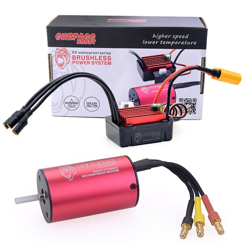 SURPASSHOBBY 2845 2800KV Brushless Motor 35A ESC for Traxxas Trx4 1/12 RC Car - Picture 8 of 12