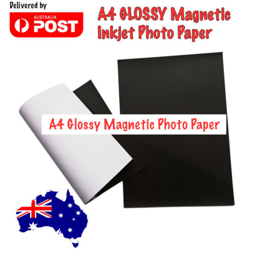 5 sheets A4 Magnetic Photo Paper | Flexible Inkjet Printable Glossy Top Quality - Picture 4 of 9