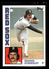 1984 Topps #745 Dennis Eckersley Set Break Mint Boston Red Sox