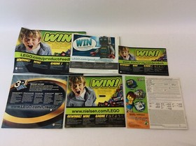 Mixed Lot LEGO Manuals Booklets Disney Cars Ninjago Star Wars Atlantis 9483 9445