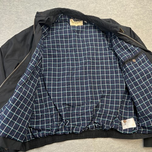 Chaqueta Canterbury of New Zealand Para Hombre Grande Negra Estilo Harrington Forrada de Bombardero - Imagen 9 de 13