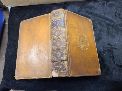 Antique 1870 Idylls Of The King by Alfred Tennyson Hardcover Leather Strahan