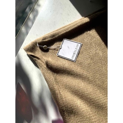 Poncho chal Shiraleah Rowan camel, talla única - Imagen 4 de 5