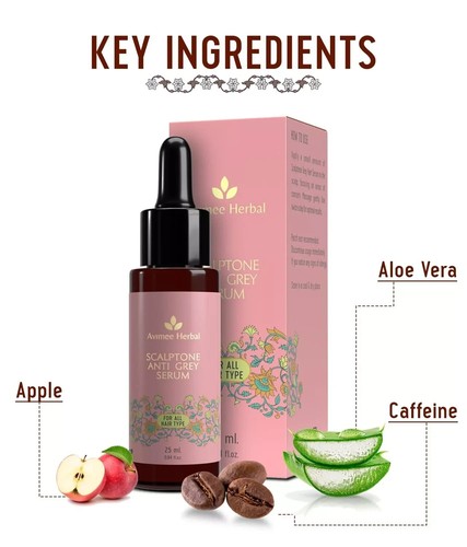 Avimee Herbal Scalptone Anti Grey Haarserum für alle Haartypen - 25 ml - Bild 4 von 8
