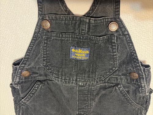 Oshkosh Größe 18M grau Cord Overall Vestbak