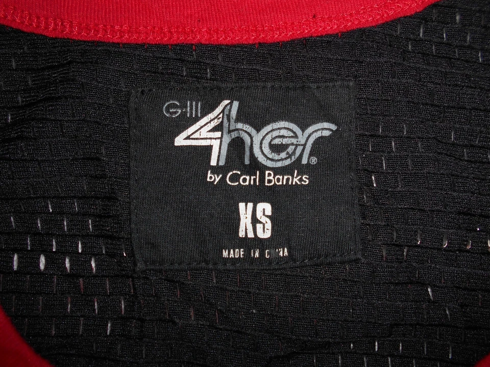 Camiseta deportiva de baloncesto negra para mujer GIII 4Her Texas Tech Red Raiders talla XS (15X23) Foto 3 de 4