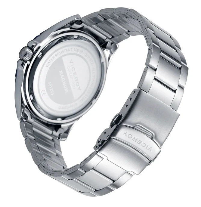VICEROY 401295-33 DE HOMBRE EN ACERO INOXIDABLE CON CALENDARIO SUMERGIBLE 100 M. - Imagen 3 de 3